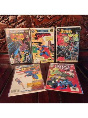 DC Zero Hour Comics Lot: Batman Superman Justice League Batman/Spawn Crossover